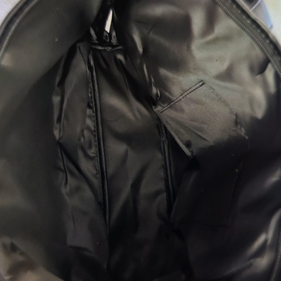 Black Kuromi Cross Body, Shoulder Bag w/ White Accents - Picture 3 of 11